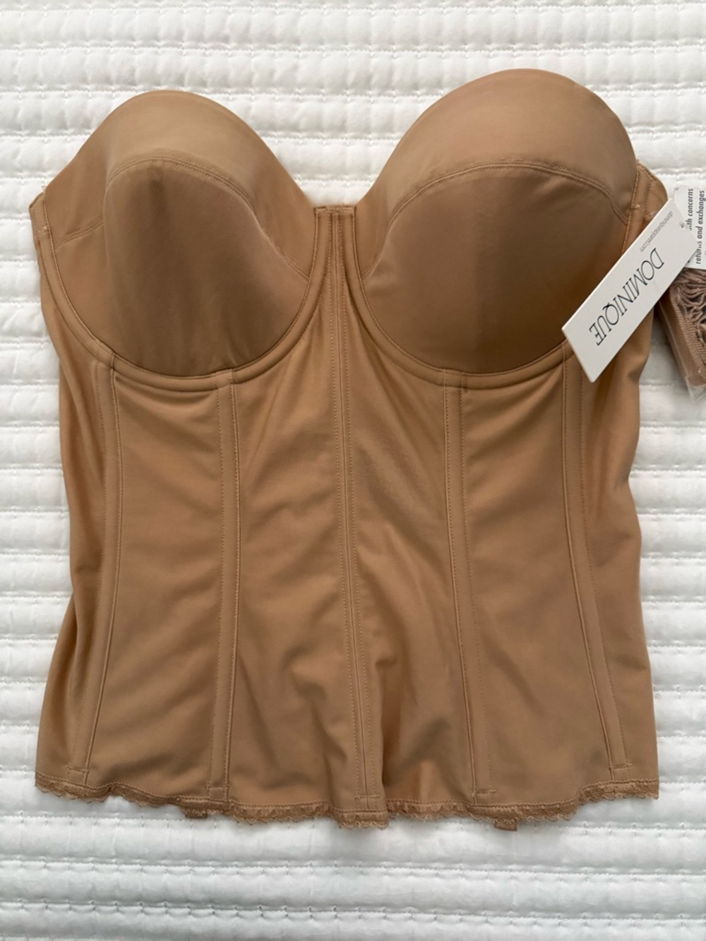 Dominique Apparel Intimates
Corset Bridal Bra 8980  Brown 34DD
NWT